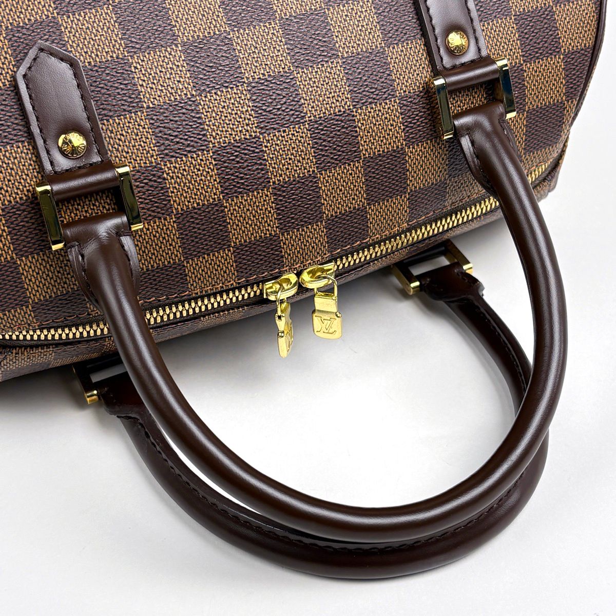 Louis Vuitton Riviera Mini Boston Bag Damier Brown — view 6