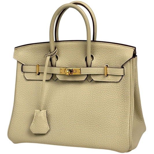 Hermes Birkin 25 Handbag Togo Parchemin