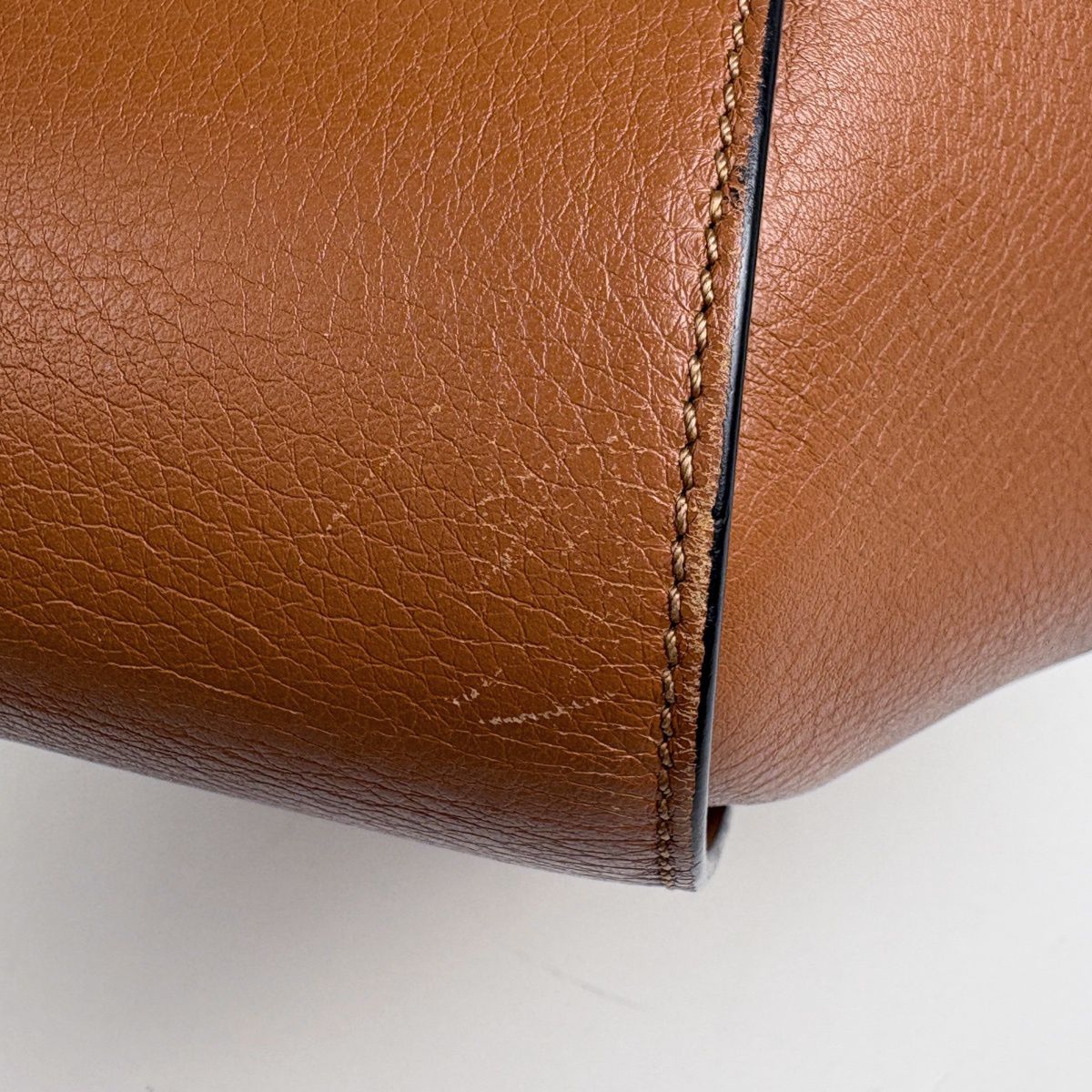 Loewe Hammock Bag Small Anagram 2-Way Leather Brown — view 4