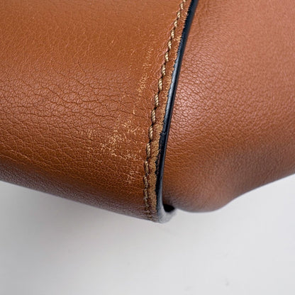Loewe Hammock Bag Small Anagram 2-Way Leather Brown — view 3