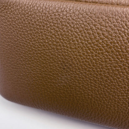 Prada Logo Handbag 2-Way Leather Brown — view 3