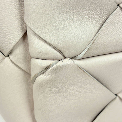 Bottega Veneta Maxi Intrecciato Cava Tote 2-Way Leather Ivory — view 3
