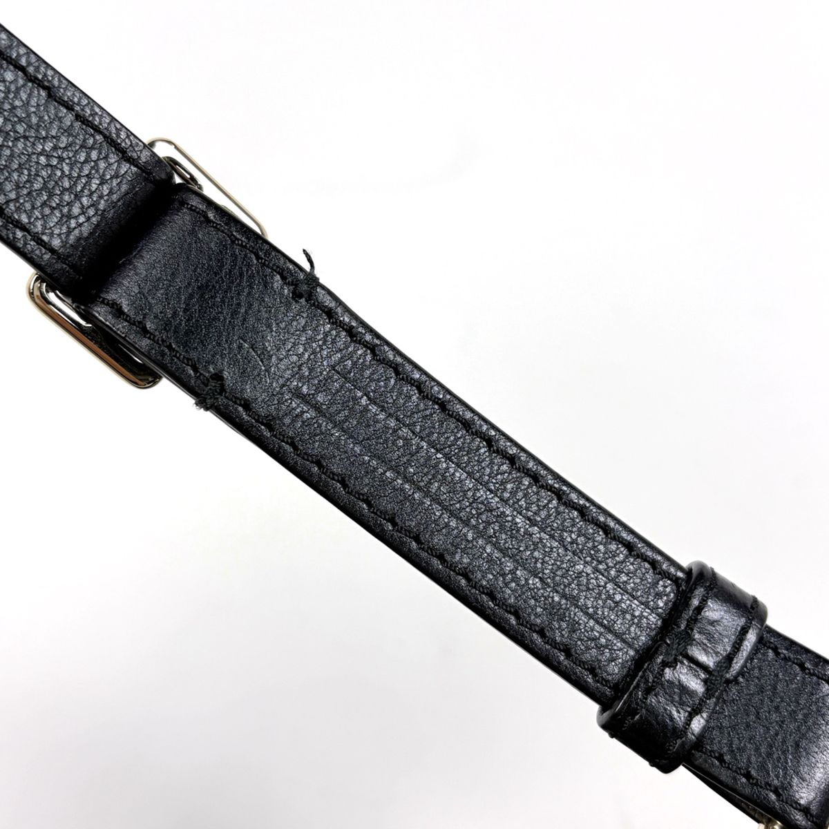Chanel CC Logo Belt Bag Quilted Caviar Leather Black — view 8