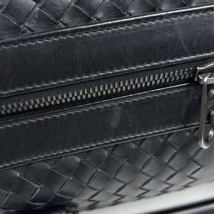 Bottega Veneta Intrecciato Boston Bag 2-Way Leather Black — view 6