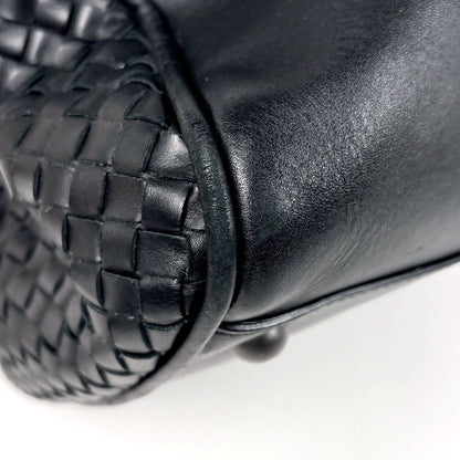 Bottega Veneta Intrecciato Boston Bag 2-Way Leather Black — view 4