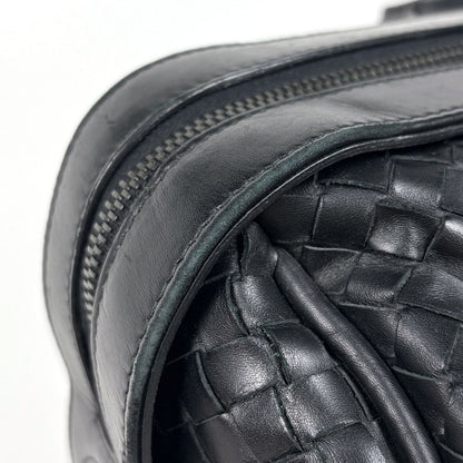 Bottega Veneta Intrecciato Boston Bag 2-Way Leather Black — view 5