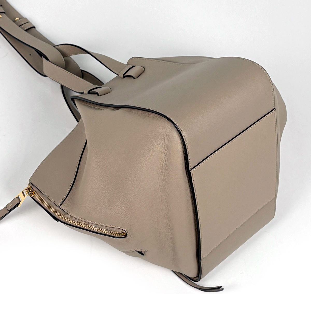 Loewe Hammock Bag Small 2-Way Leather Beige — view 2