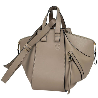 Loewe Hammock Bag Small 2-Way Leather Beige