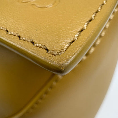 Loewe Puzzle Bag Small 2-Way Handbag Leather Yellow Beige — view 5