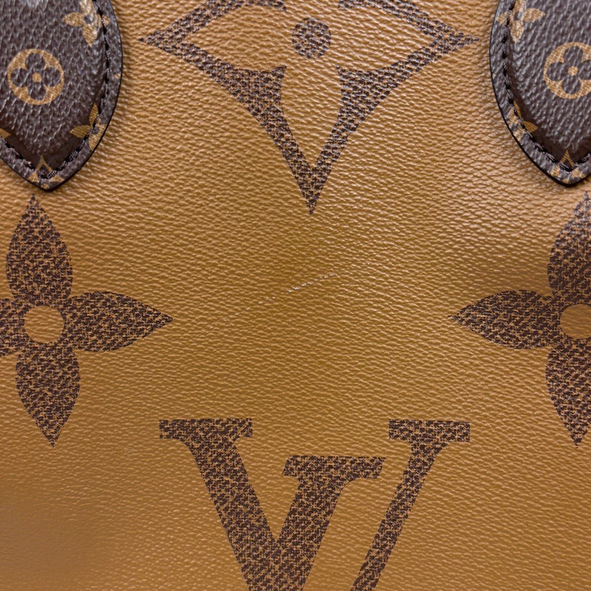 Louis Vuitton On The Go GM 2-Way Monogram Giant Tote Reverse Brown — view 5