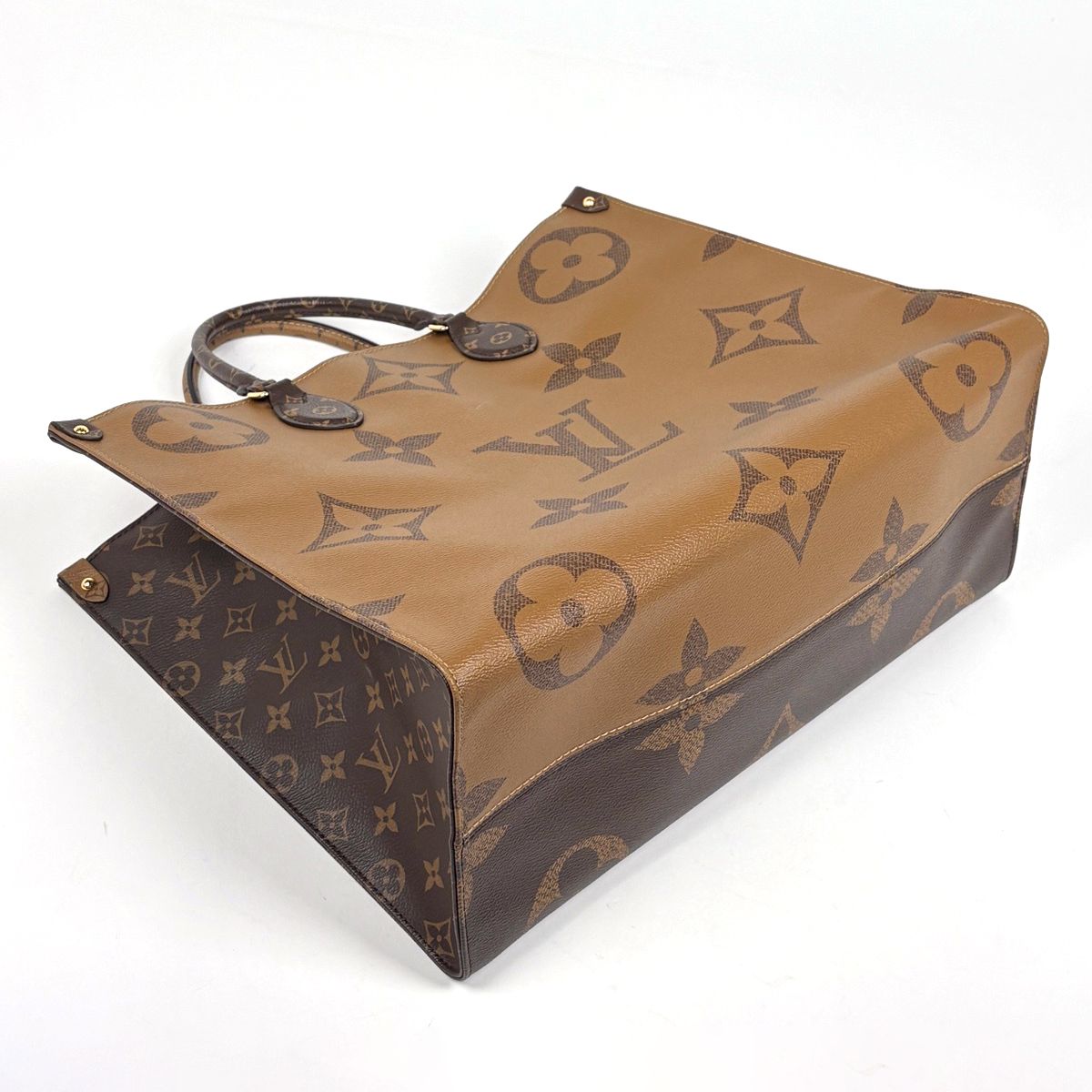 Louis Vuitton On The Go GM 2-Way Monogram Giant Tote Reverse Brown — view 2