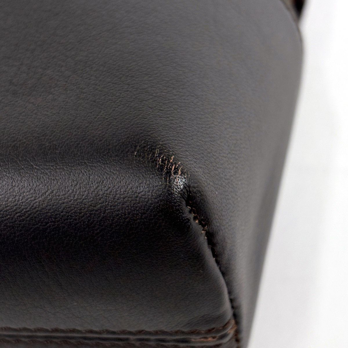 Loewe Anagram Shoulder Bag Suede Brown — view 3