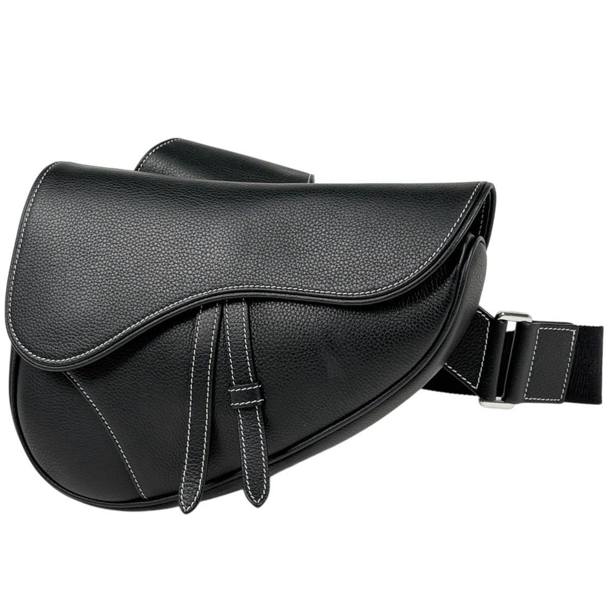 Dior Saddle Bag Leather Black