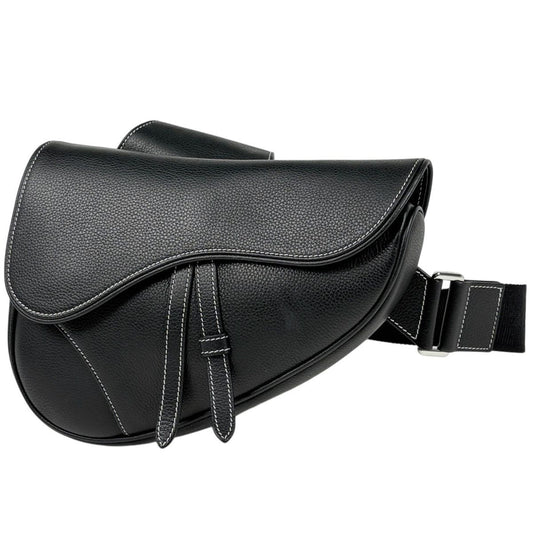 Dior Saddle Bag Leather Black