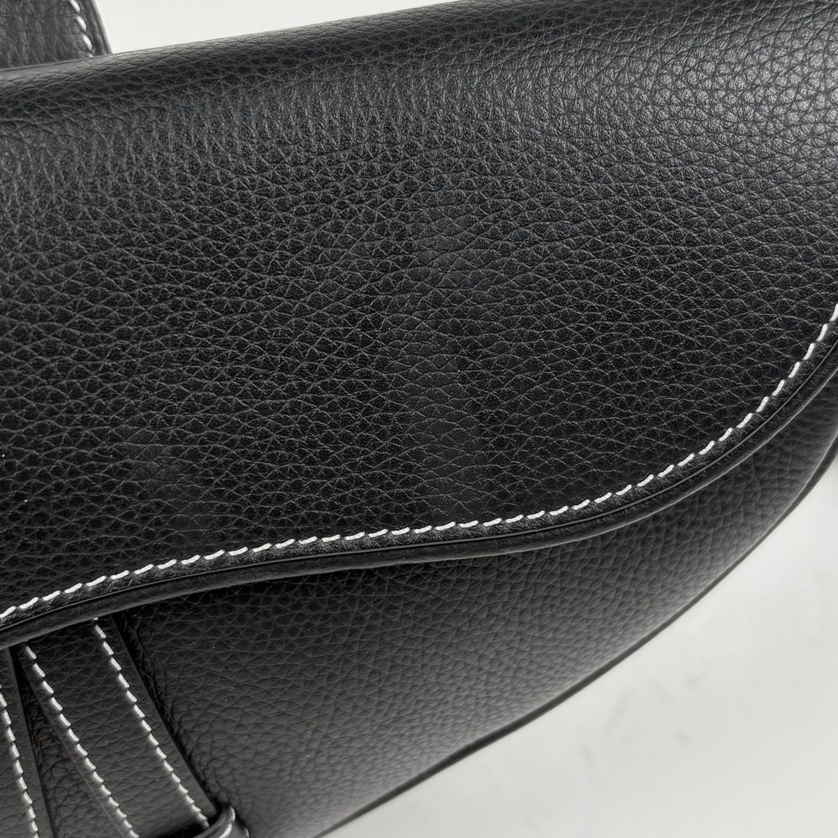 Dior Saddle Bag Leather Black — view 5