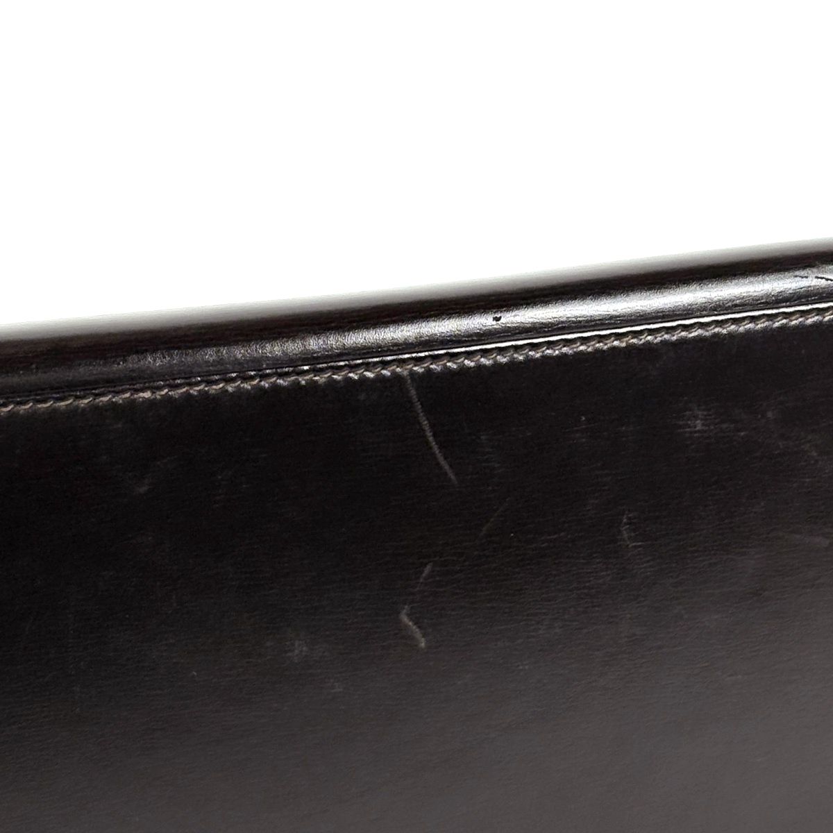 Hermes Kelly 28 Retourne Handbag Box Calf Brown — view 6