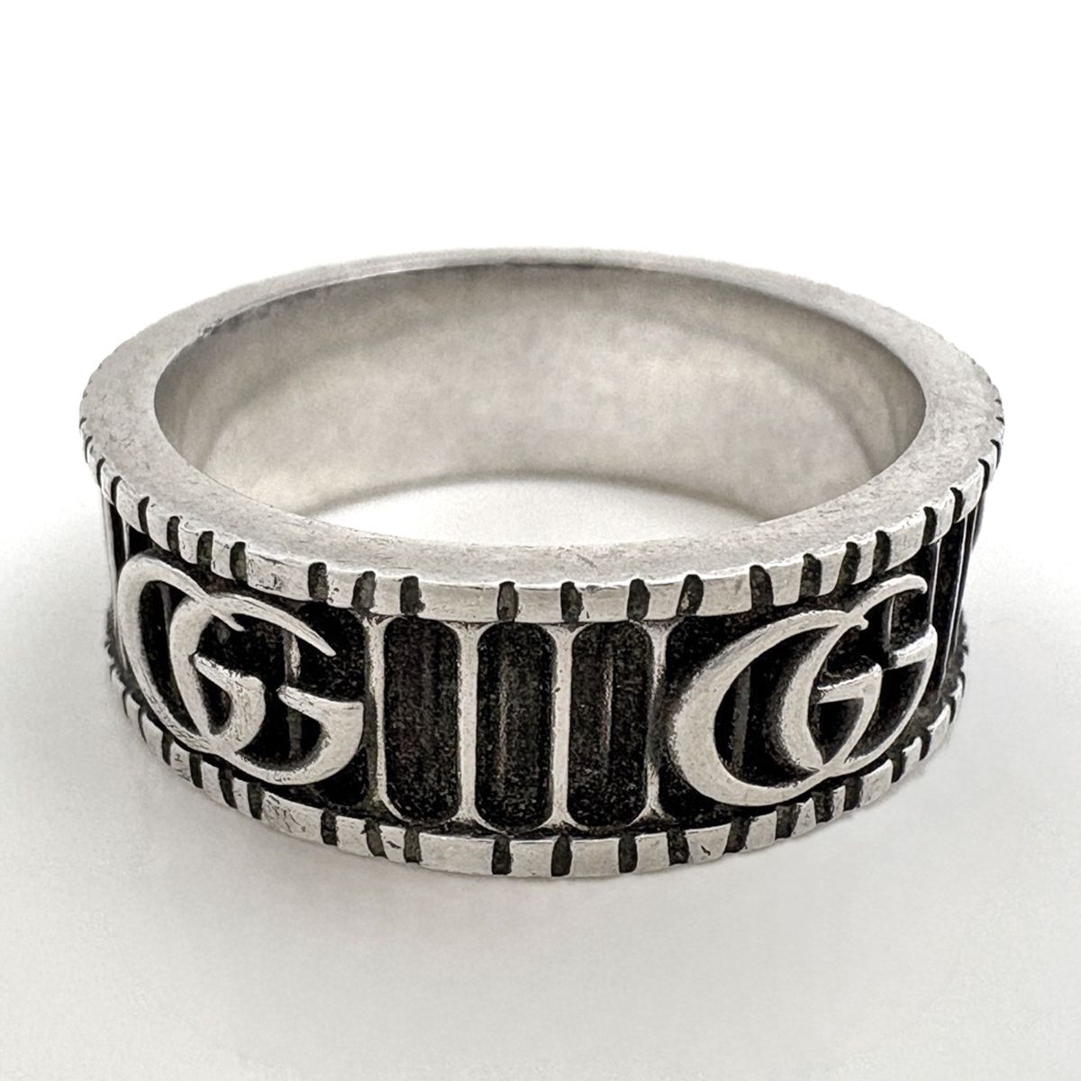 Gucci Double Wide Ring 925 Sterling Silver — view 3