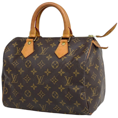 Louis Vuitton Speedy 25 Handbag Monogram Brown