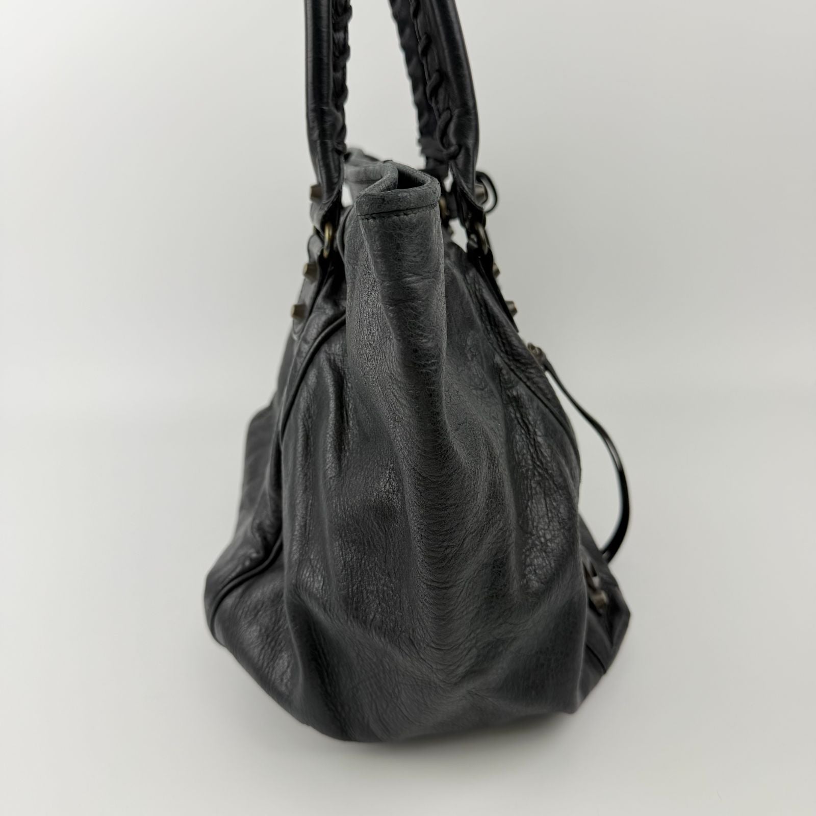 Balenciaga the Sunday Handbag Leather Black Vintage — view 7