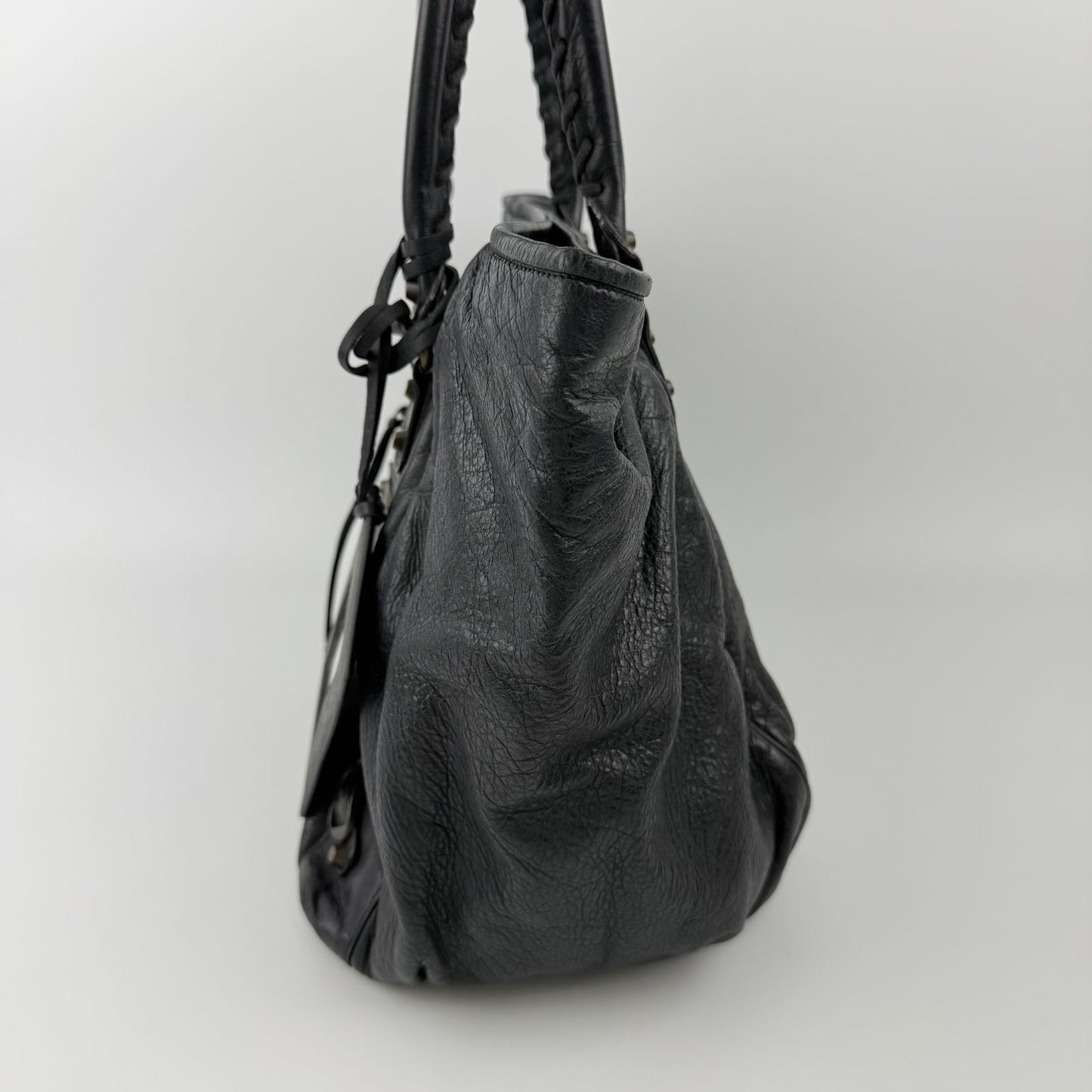 Balenciaga the Sunday Handbag Leather Black Vintage — view 5