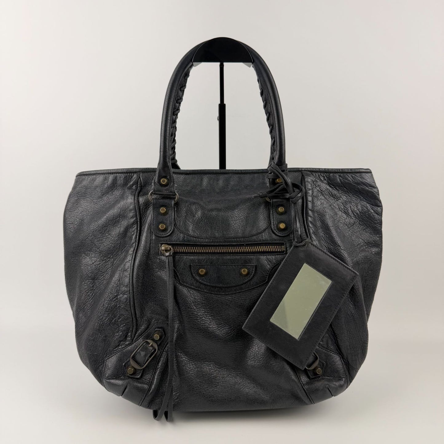 Balenciaga the Sunday Handbag Leather Black Vintage — view 3