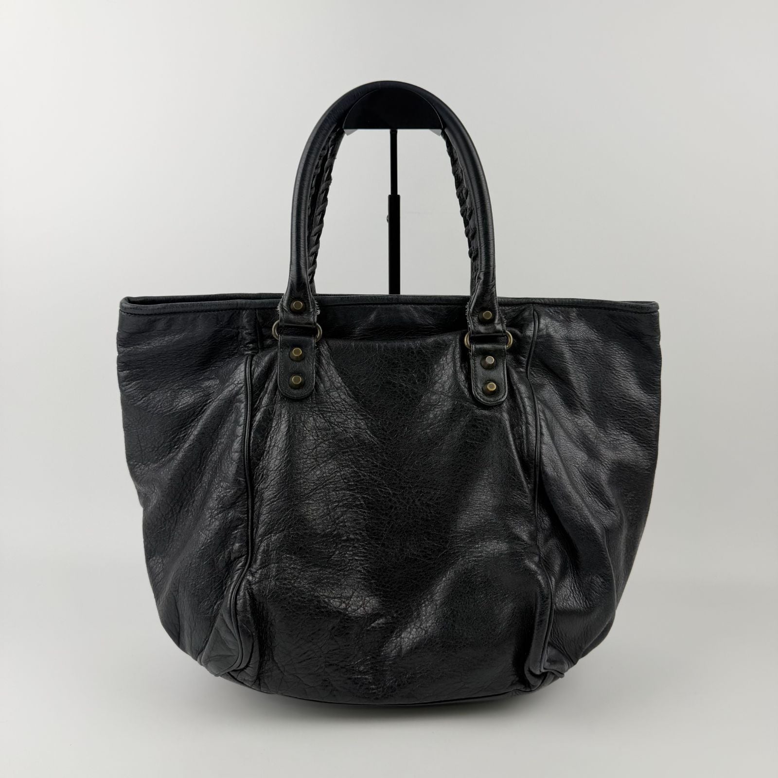 Balenciaga the Sunday Handbag Leather Black Vintage — view 4