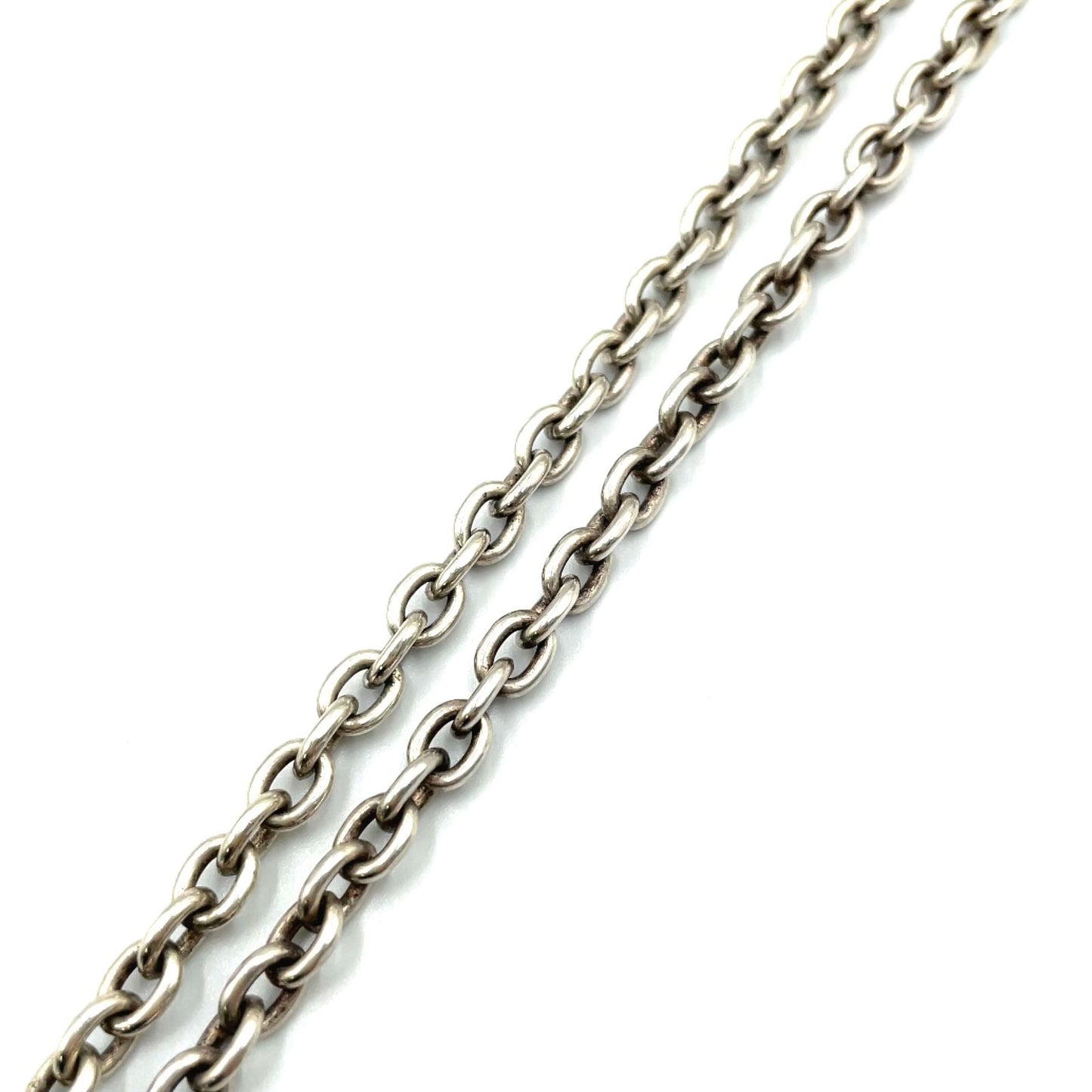 Gucci Ebony Logo Plate Silver Black Necklace — view 6