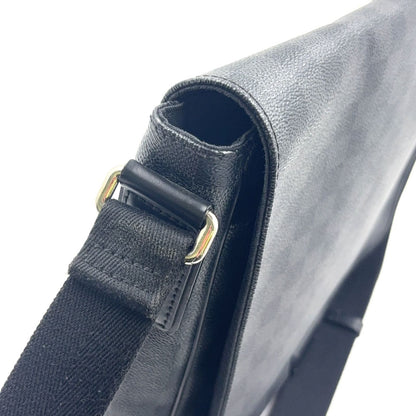 Louis Vuitton District Damier Graphite Leather Black Shoulder Bag Silver — view 8