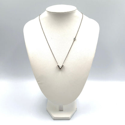 Louis Vuitton Essential Metal Silver Necklace — view 9
