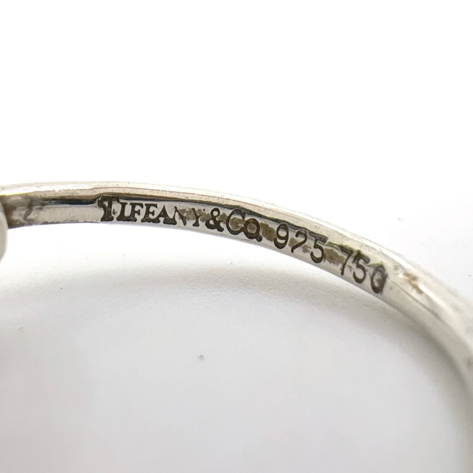 Tiffany & Co Love Knot Yellow Gold Silver Ring — view 4