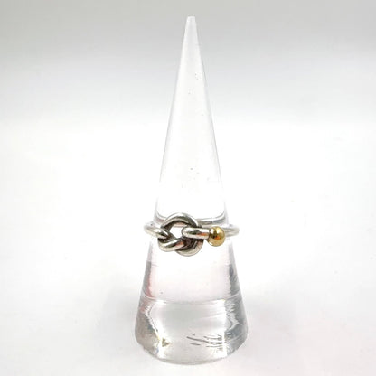 Tiffany & Co Love Knot Yellow Gold Silver Ring — view 5