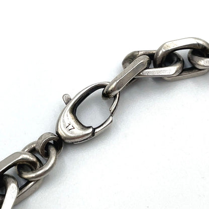 Gucci Interlocking Silver Chain Bracelet — view 6