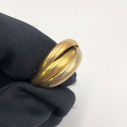 Cartier Trinity Yellow Gold Pink White Ring — view 7