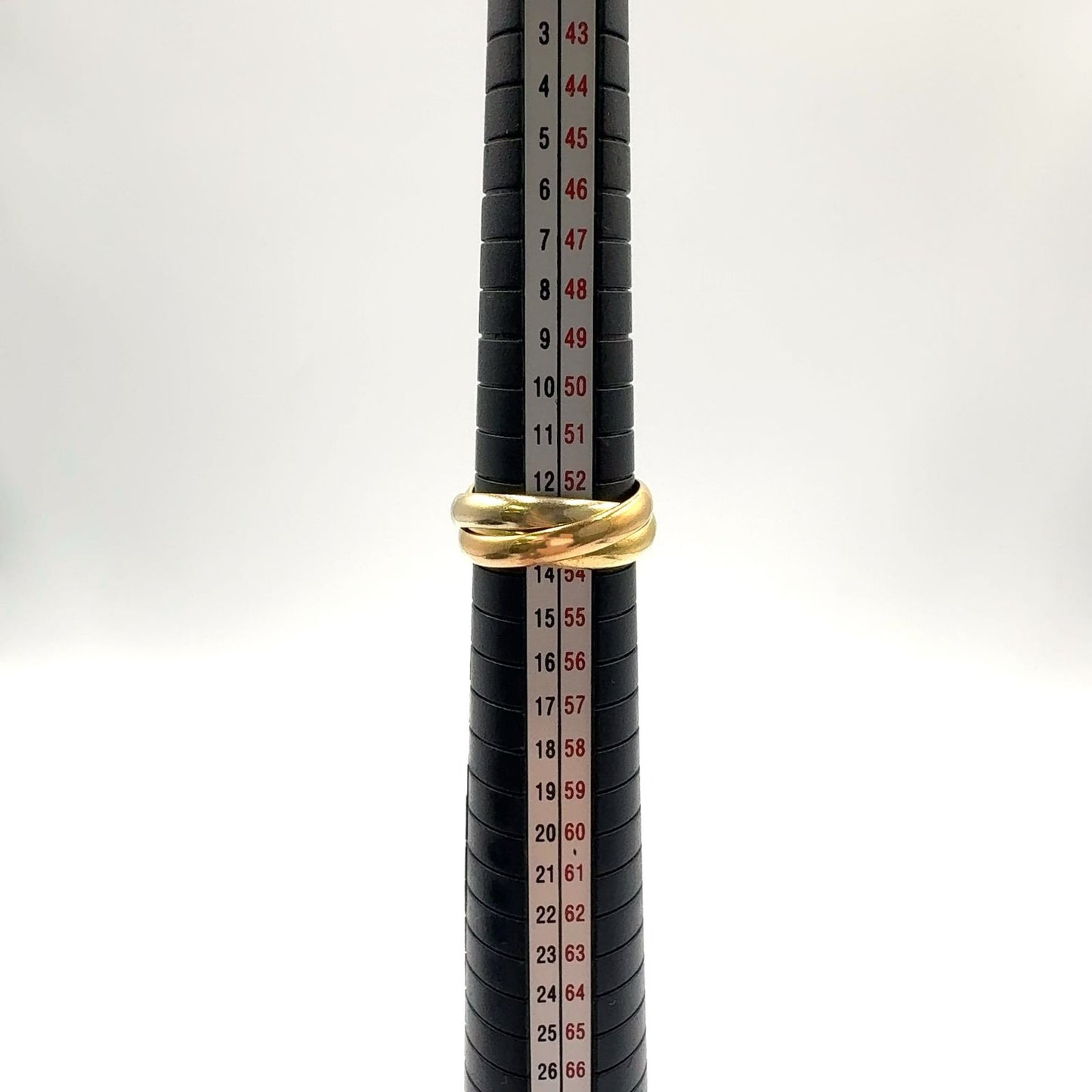 Cartier Trinity Yellow Gold Pink White Ring — view 8