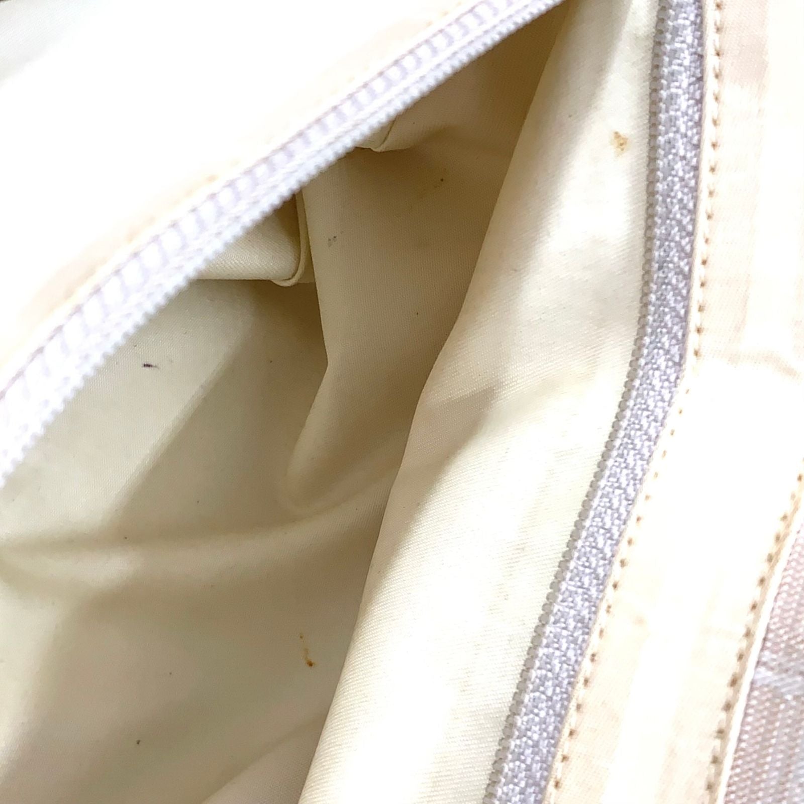 Chanel New Travel Line PM Leather Nylon Beige Tote Gold — view 6