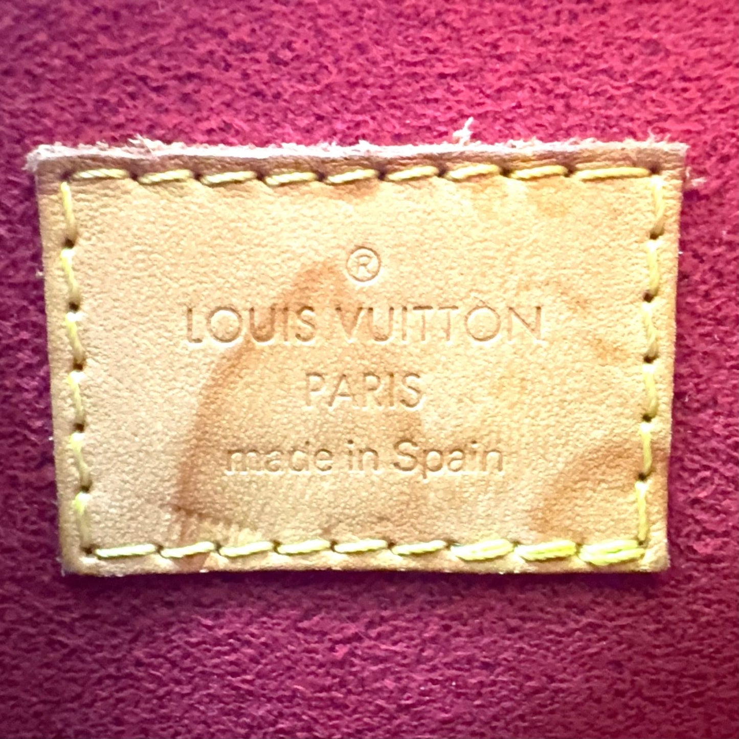 Louis Vuitton PM Monogram Leather Brown Shoulder Bag Gold — view 4