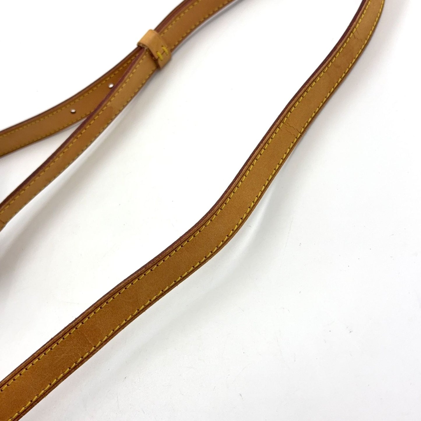 Louis Vuitton PM Monogram Leather Brown Shoulder Bag Gold — view 6