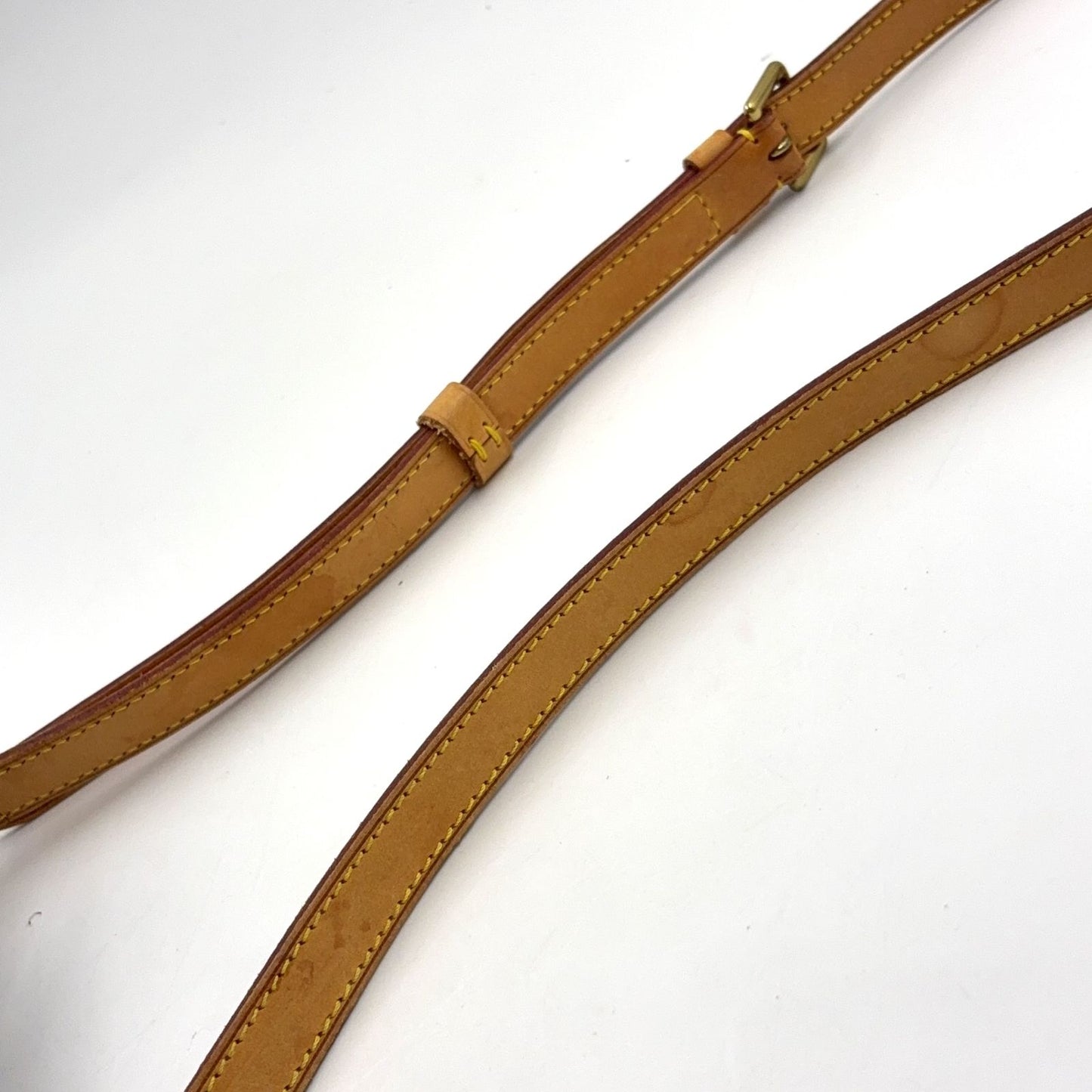 Louis Vuitton PM Monogram Leather Brown Shoulder Bag Gold — view 7