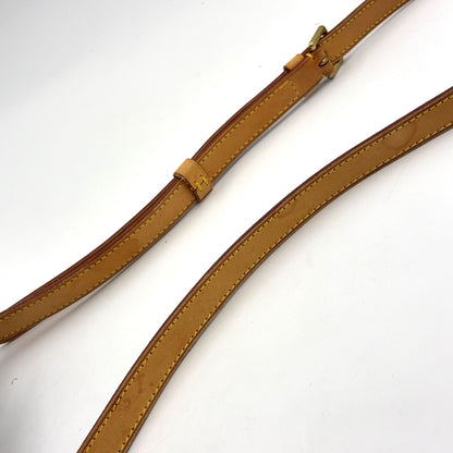 Louis Vuitton PM Monogram Leather Brown Shoulder Bag Gold — view 7