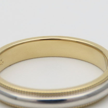 Tiffany & Co Ring Mill Gray 18k Yellow Gold Platinum Combination — view 5