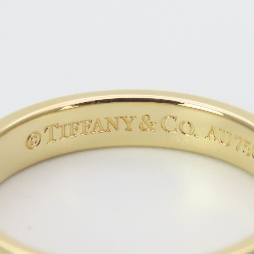 Tiffany & Co Ring Mill Gray 18k Yellow Gold Platinum Combination — view 3