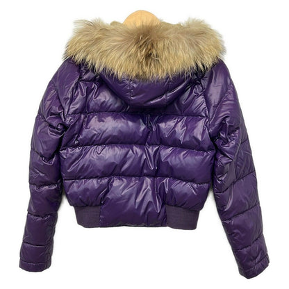 Moncler Down Jacket 0 XS Alberta Purple Long Sleeve Short Length Winter — view 2