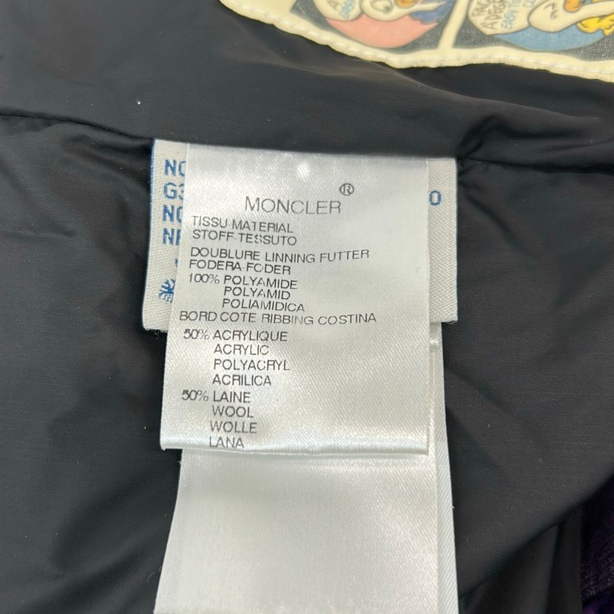 Moncler Down Jacket 0 XS Alberta Purple Long Sleeve Short Length Winter — view 4