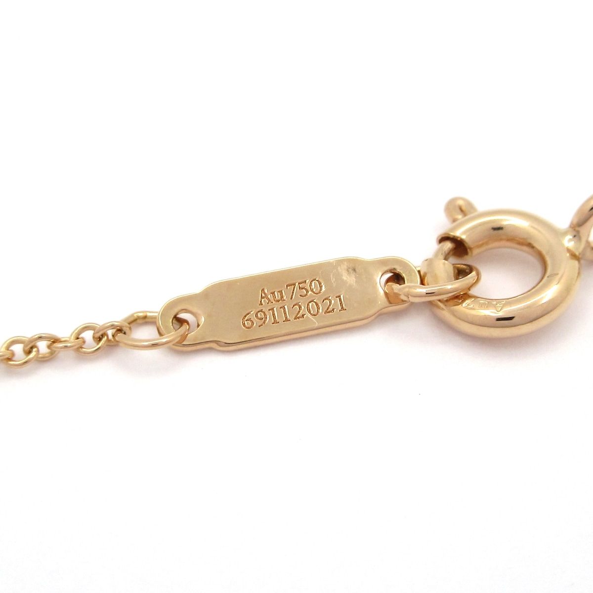 Tiffany & Co Necklace Sorest 18k Pink Gold Diamond Center Vs1 Pave — view 6