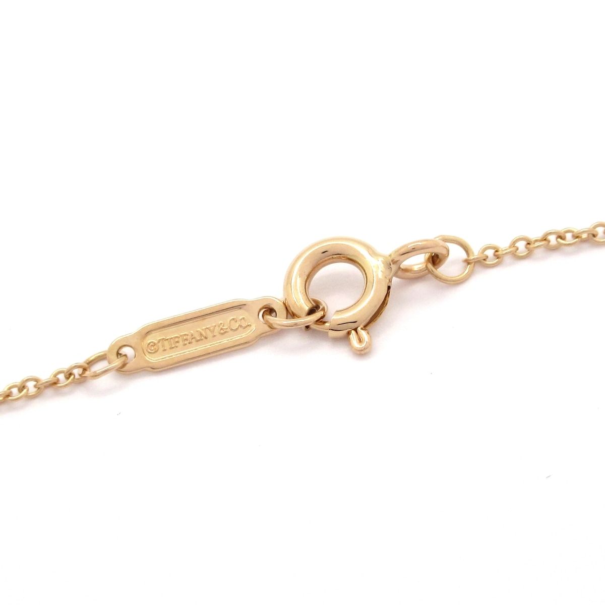 Tiffany & Co Necklace Sorest 18k Pink Gold Diamond Center Vs1 Pave — view 4