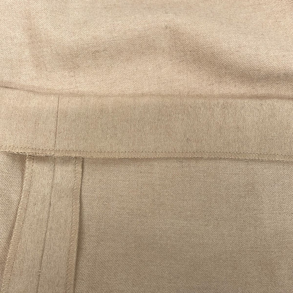 Celine Skirt Set 36 S Beige Baby Camel Long Sleeve Knee Length — view 7