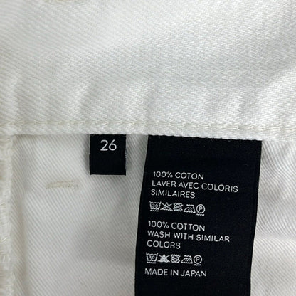 Celine Jeans 26 S White Full Length — view 4