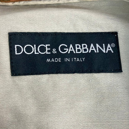 Dolce & Gabbana Jacket 48 M Beige Long Sleeve Spring Autumn — view 3