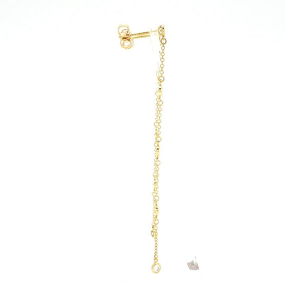 Tiffany & Co Earrings by the Yard Drop 18k Yellow Gold Diamond — view 2
