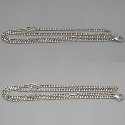 Louis Vuitton Monogram Chain Pendant 55.6 cm Palladium — view 3